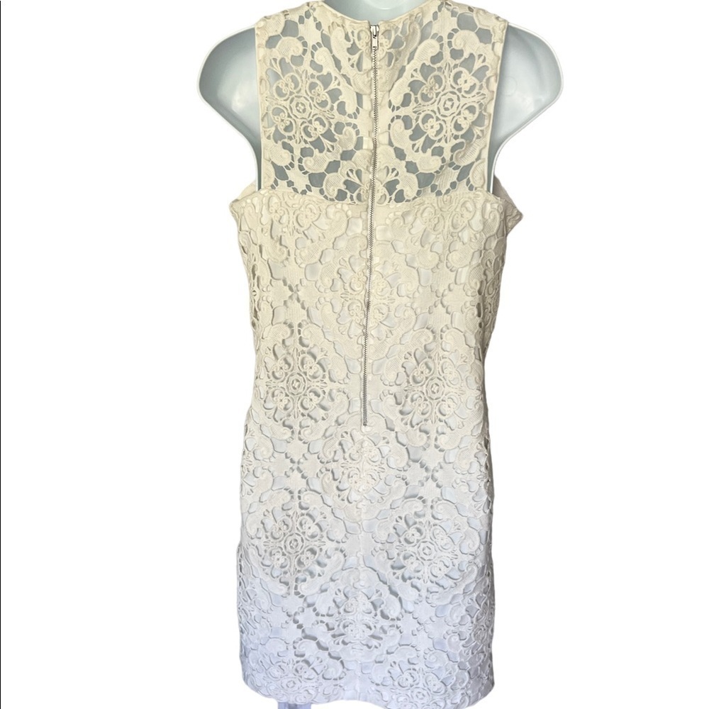 Shoshanna Women’s Sleeveless crochet white mini dress size 2 - Picture 2 of 8